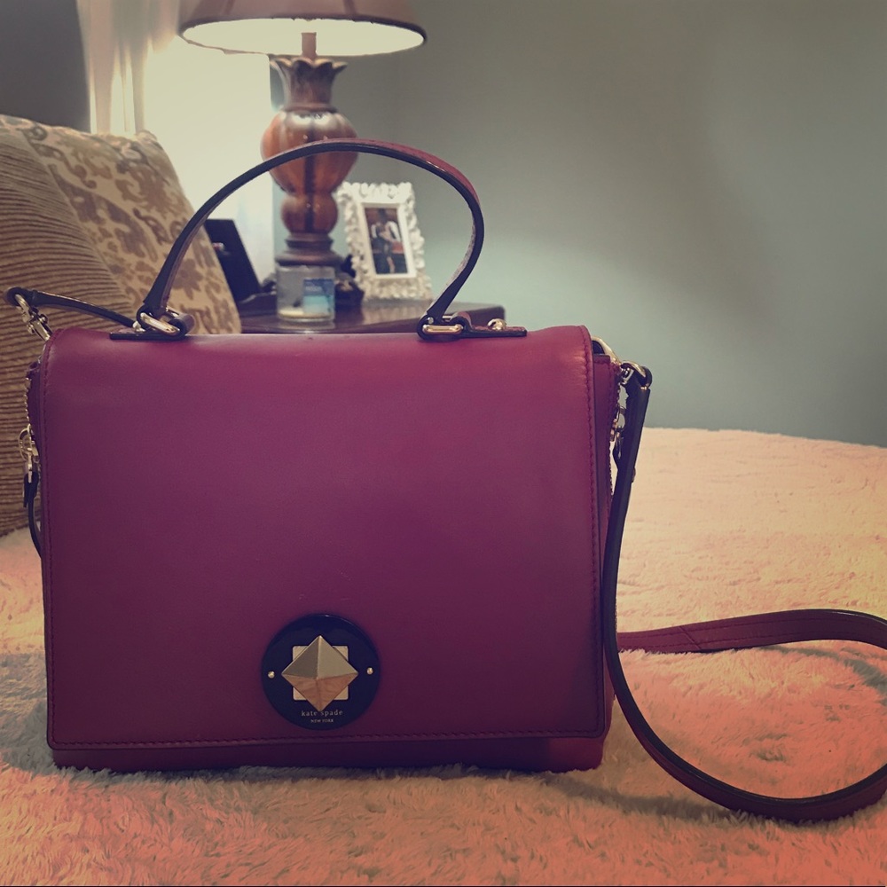 Kate Spade Varick Street Abbie in Moody Plum